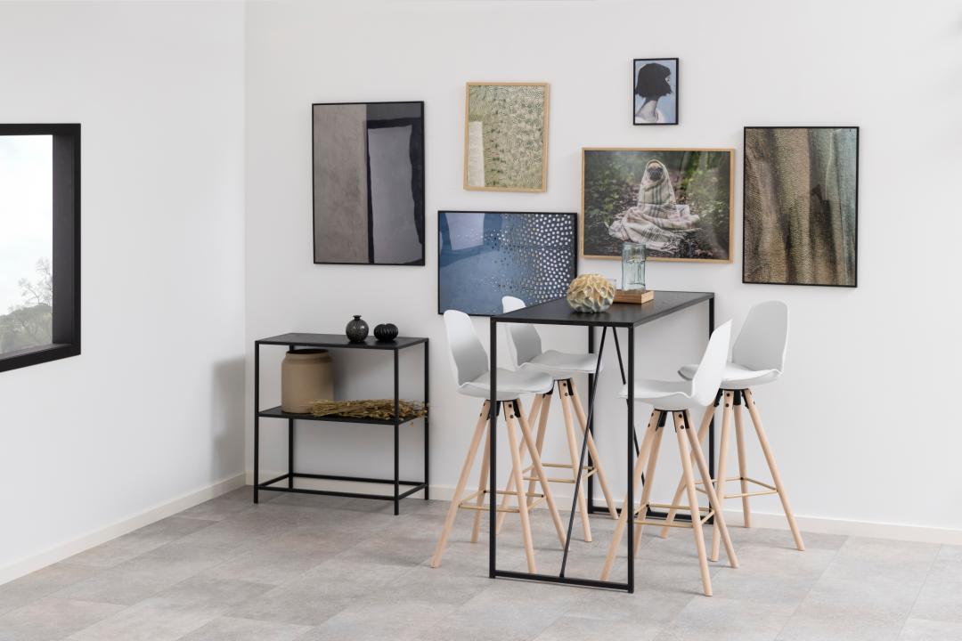 Tabouret de bar Sammy - blanc/beige - Image 2