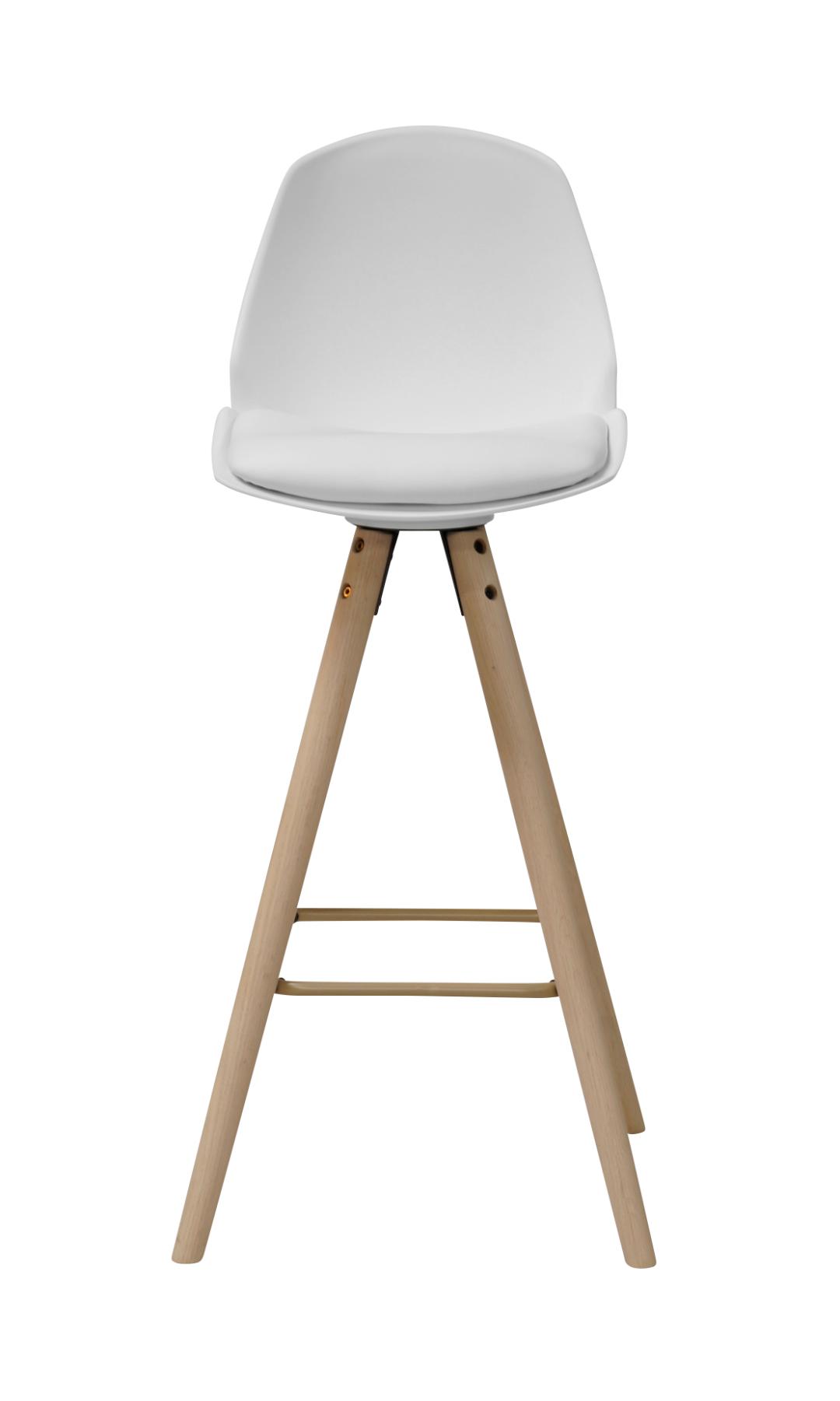 Tabouret de bar Sammy - blanc/beige - Image 3