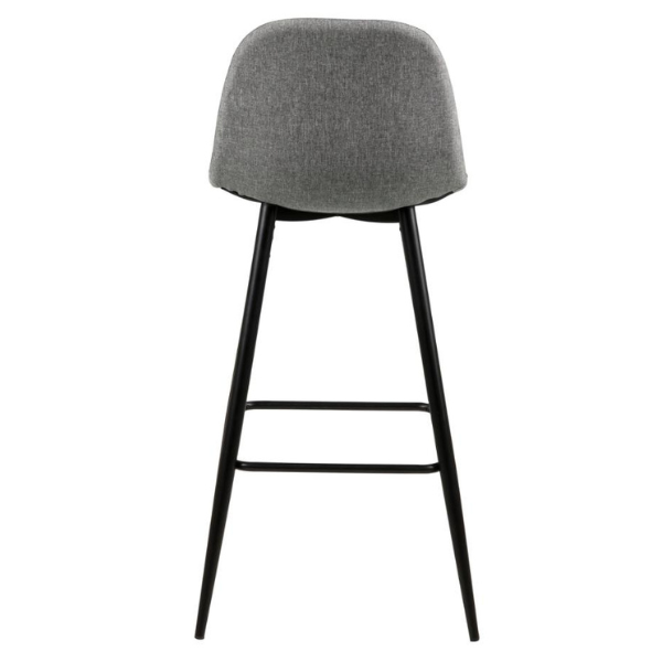 Tabouret de bar Wilhelm - gris clair/noir - Image 2