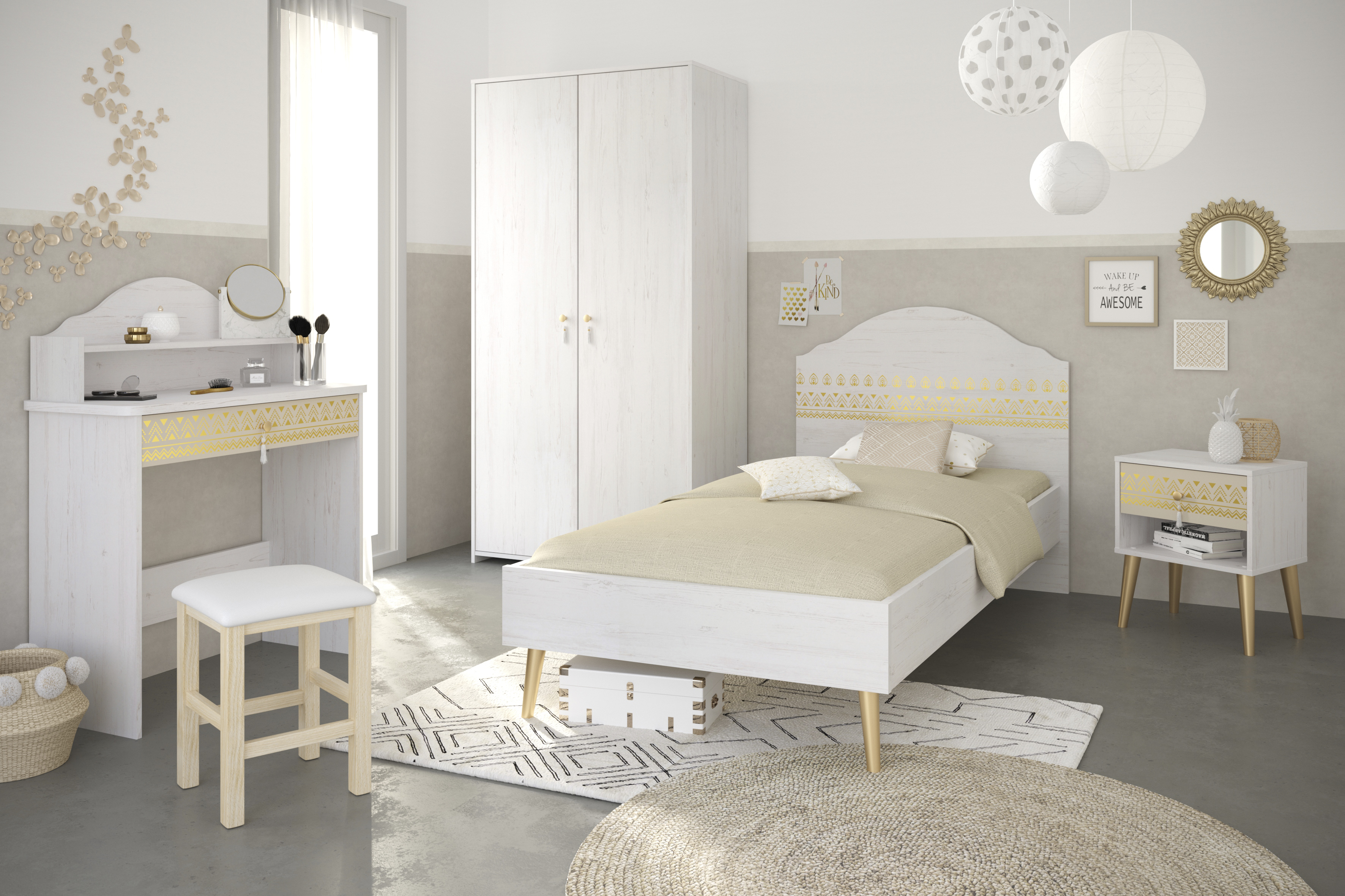 Tabouret Sitty - chêne - Image 3