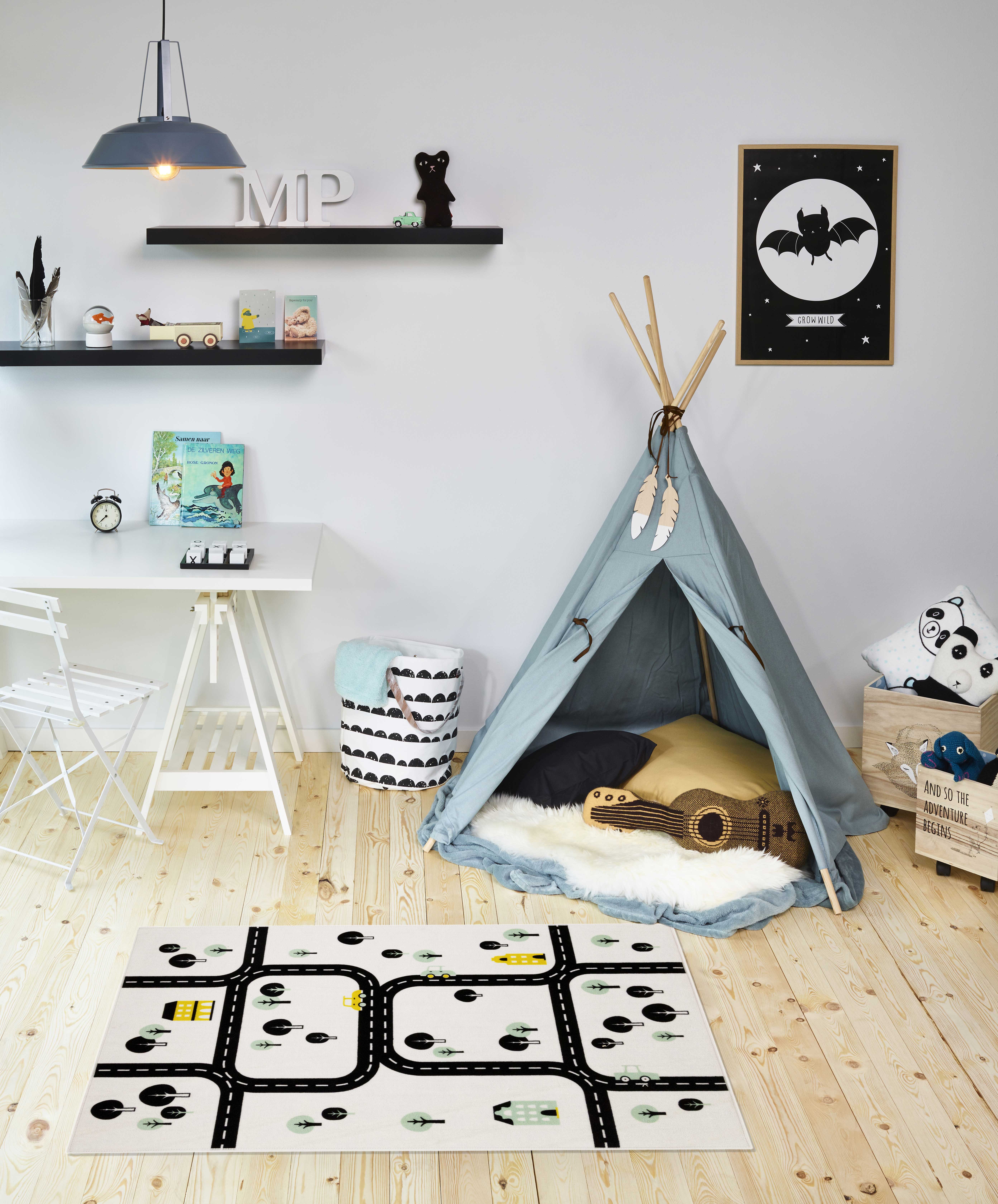 Tapis enfant Ring Road - blanc - Image 4