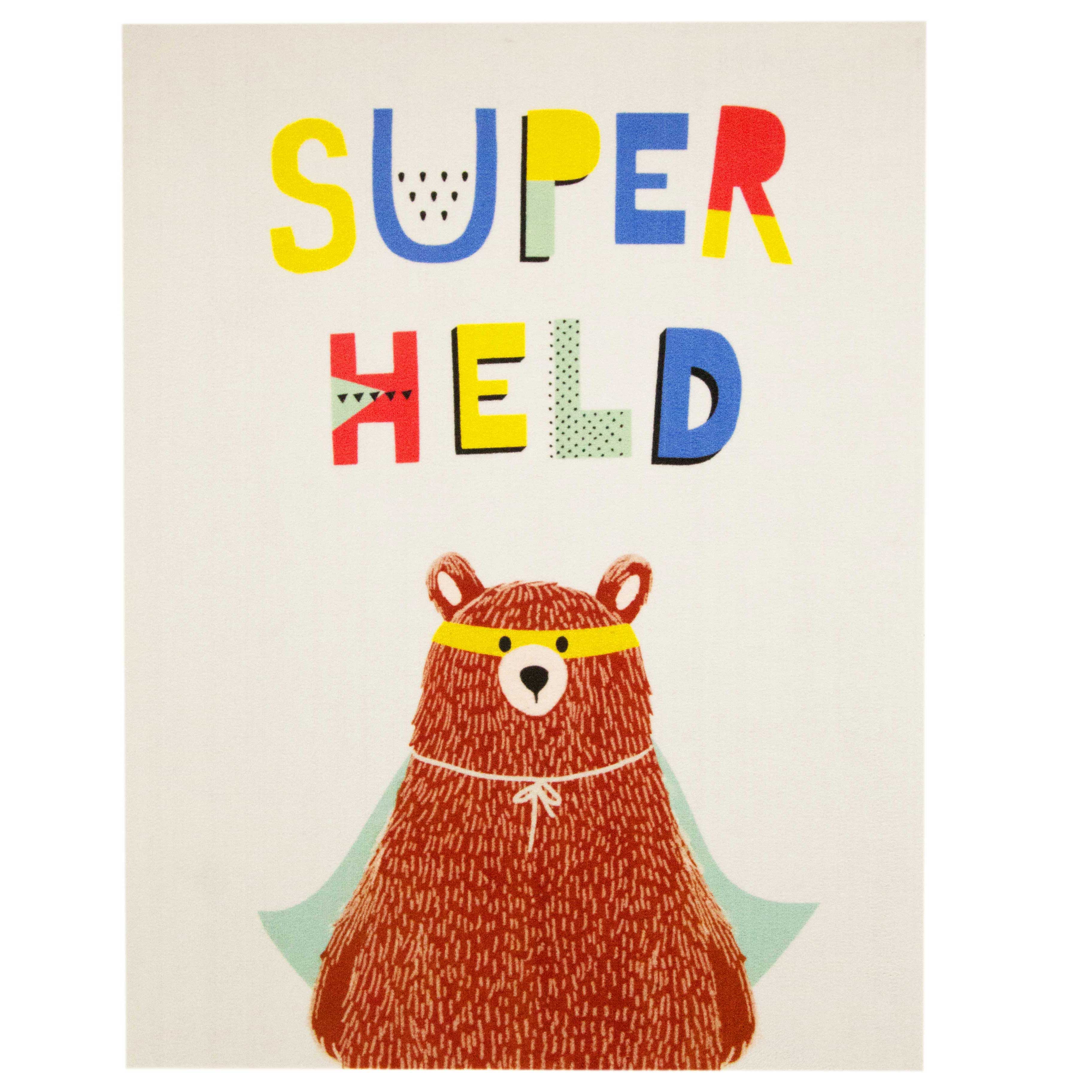 Tapis enfant Superhero Bear