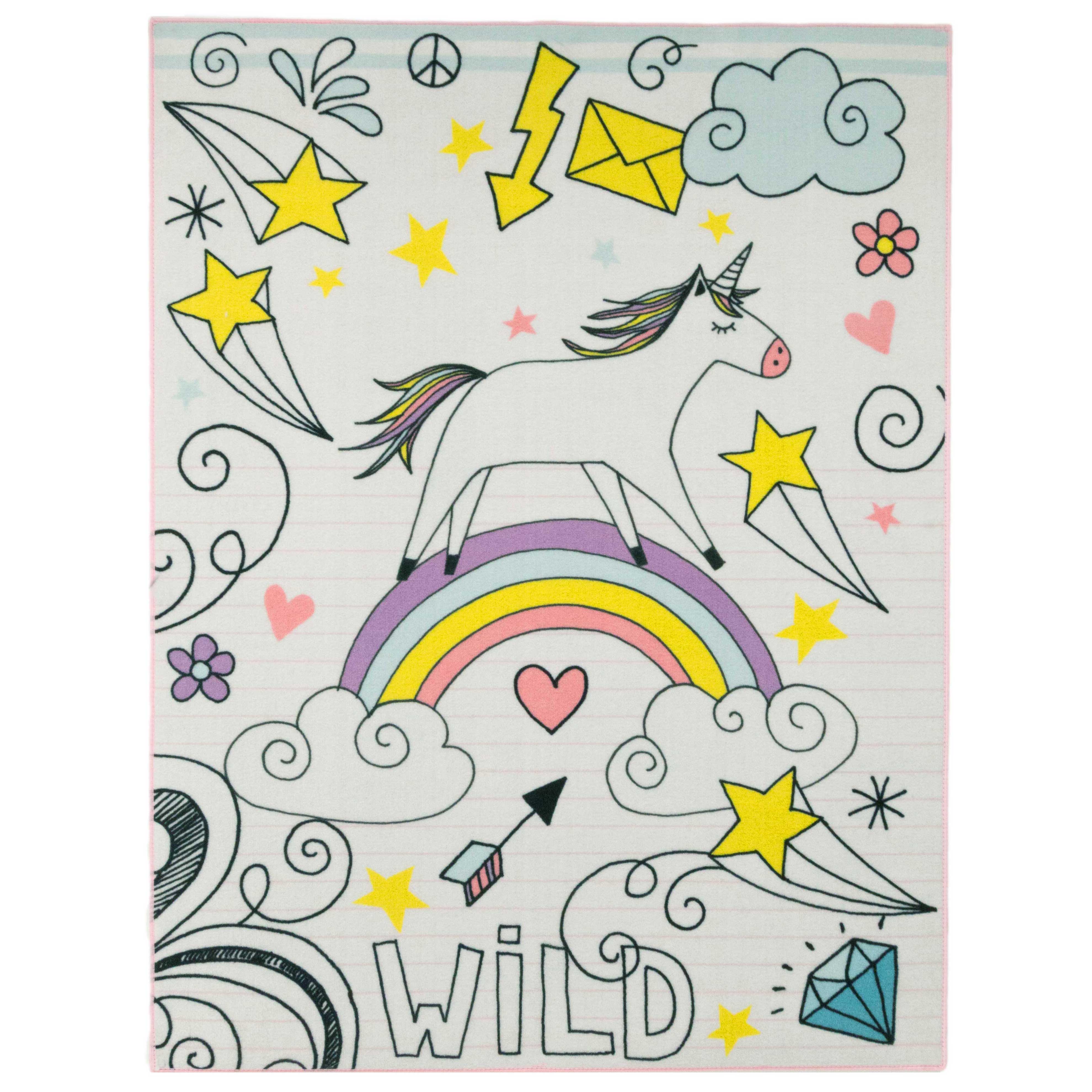 Tapis enfant Unicorn Wild
