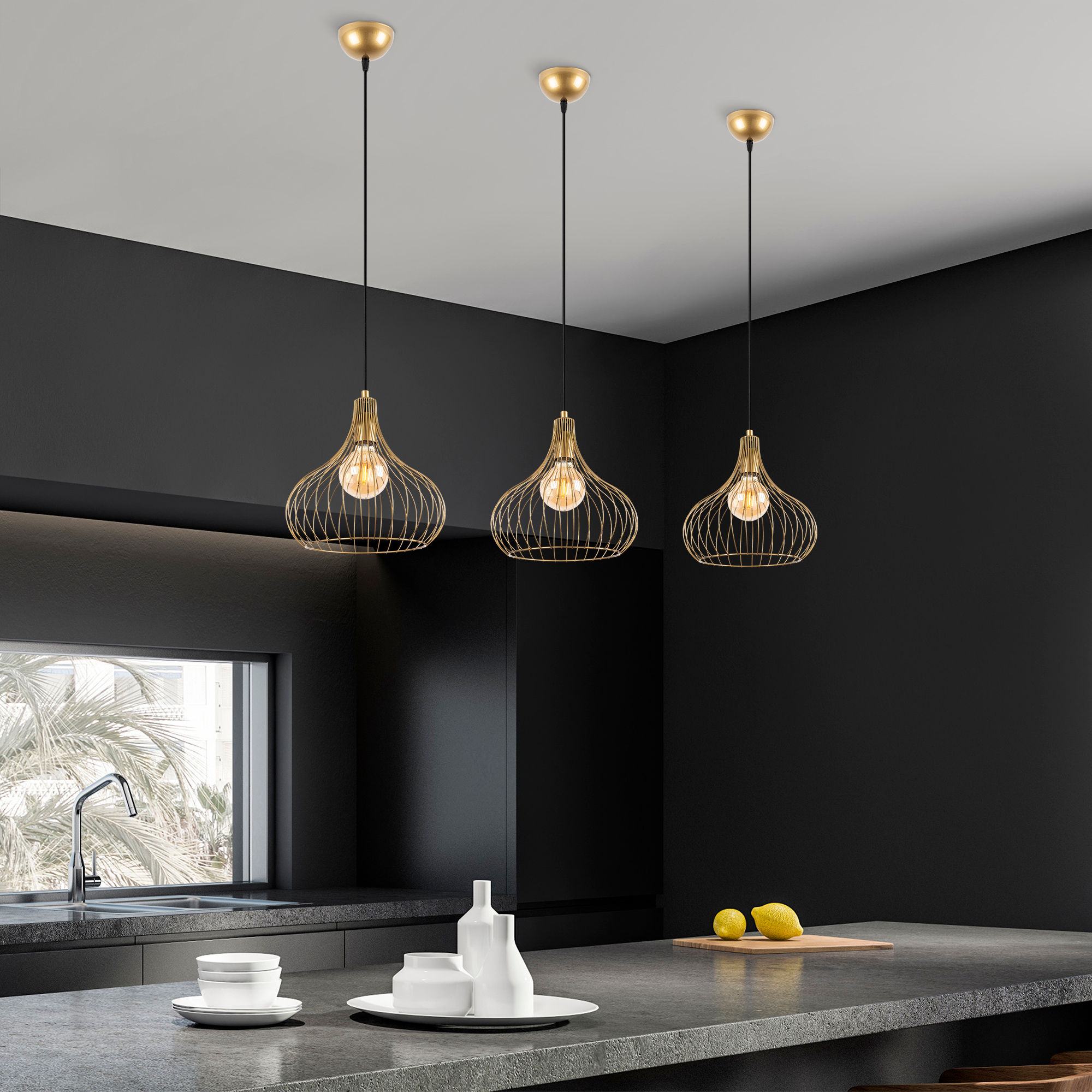 Teldamla Lustre | Hauteur réglable | Or brillant - Image 7