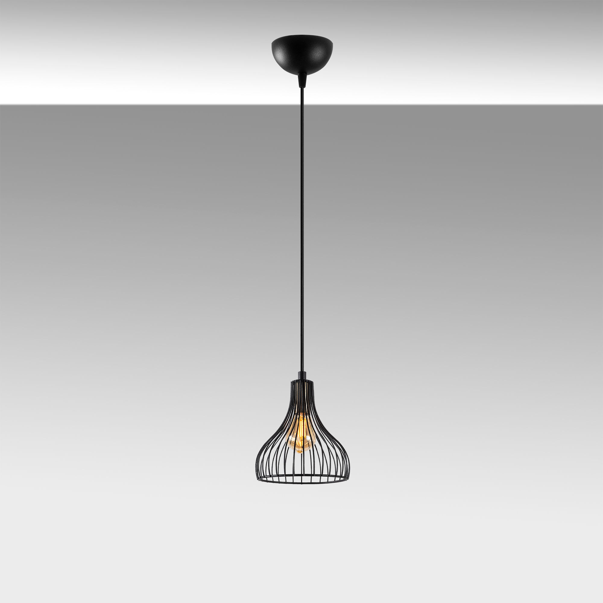 Telyildo Lustre | CORPS EN MÉTAL | Noir, Antique - Image 5