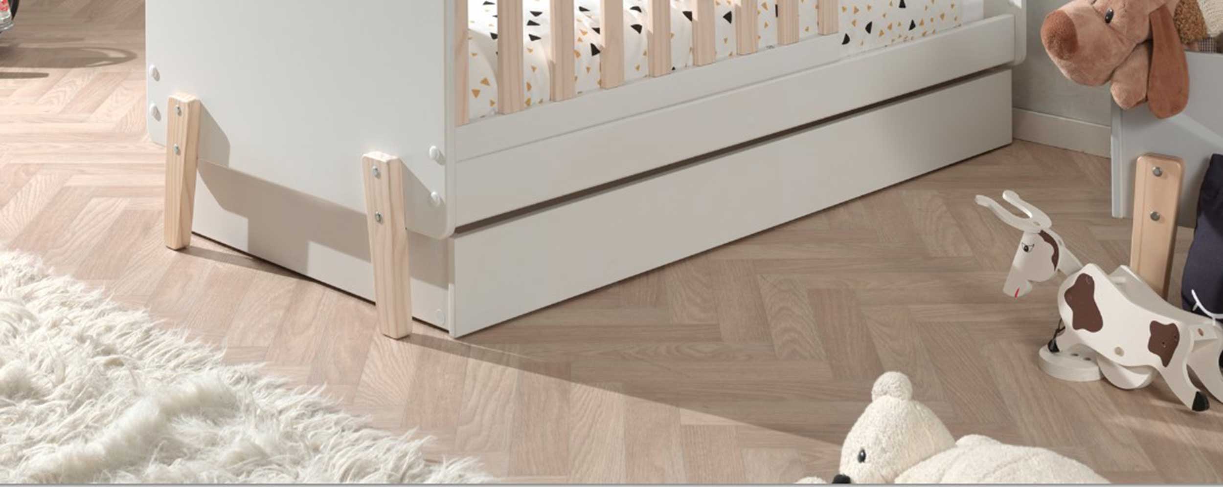 Tiroir de lit Kiddy Toddler - blanc - Image 5