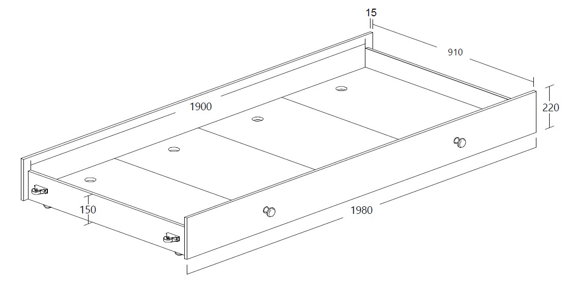 Tiroir-lit Hannelore - Image 2