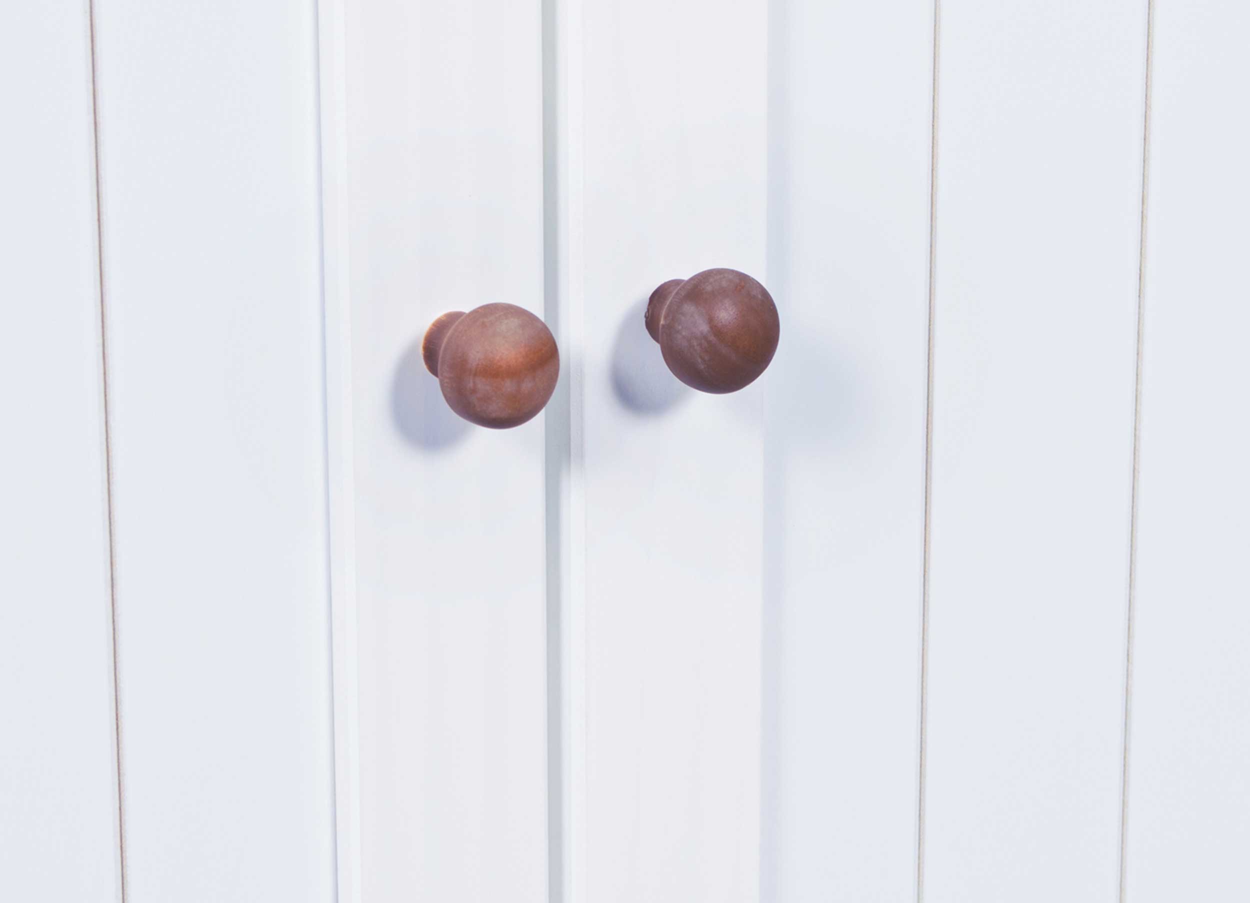 Vaisselier Westerland XL campagne - blanc/brun - Image 3