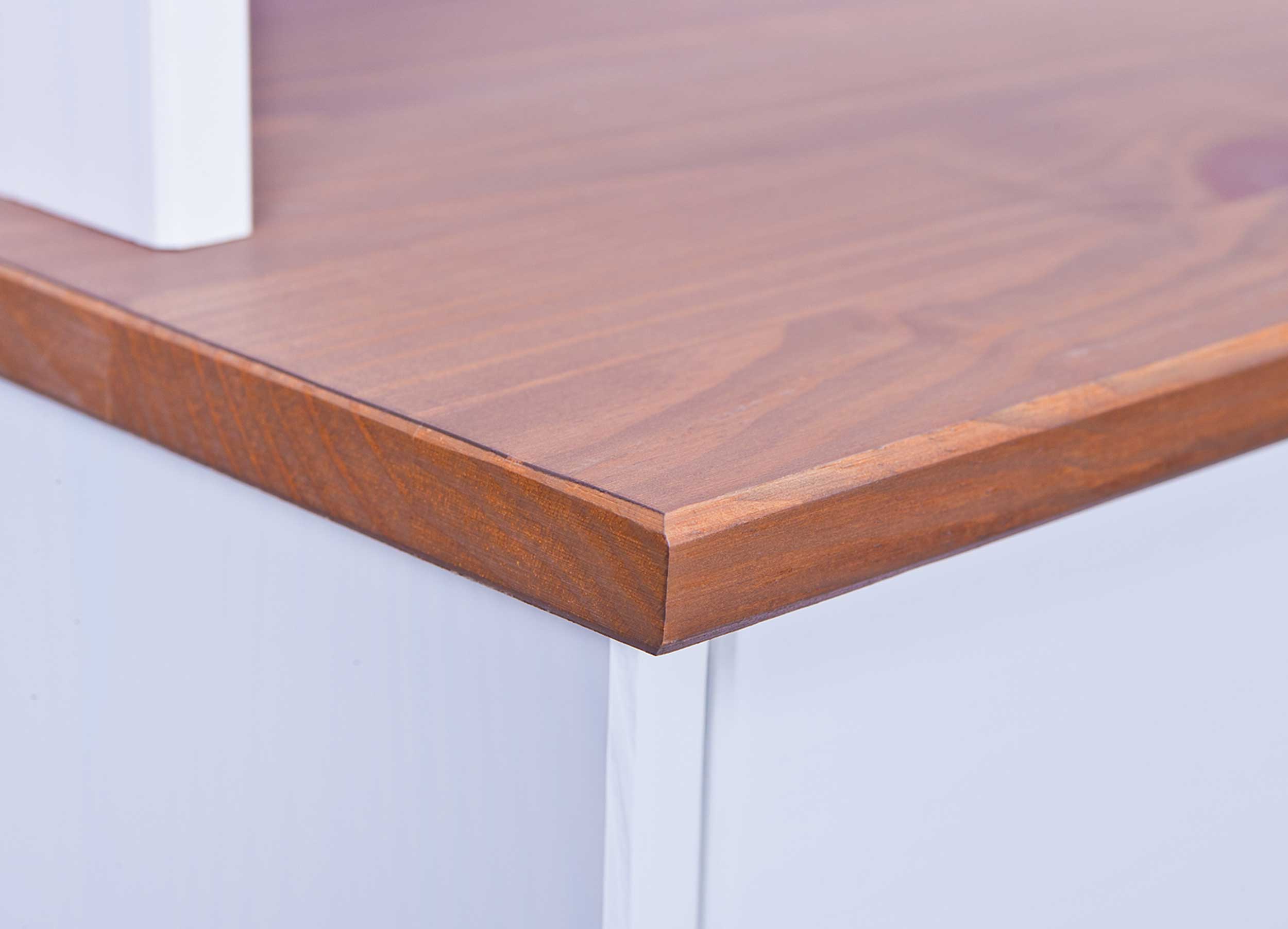 Vaisselier Westerland XL campagne - blanc/brun - Image 5