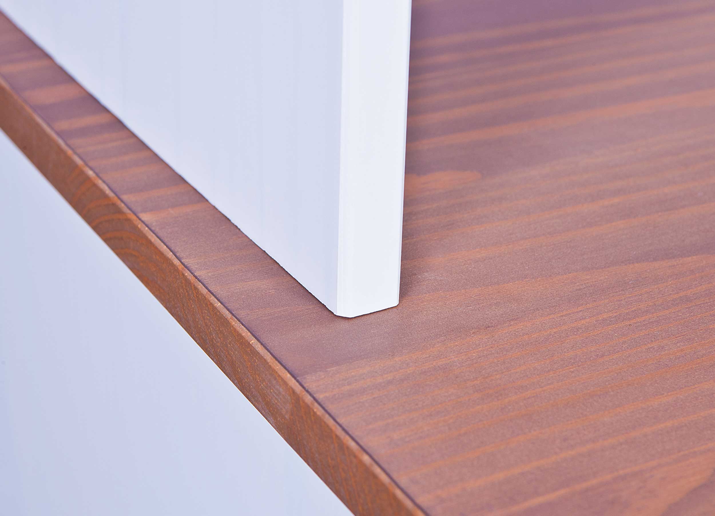 Vaisselier Westerland XL campagne - blanc/brun - Image 6