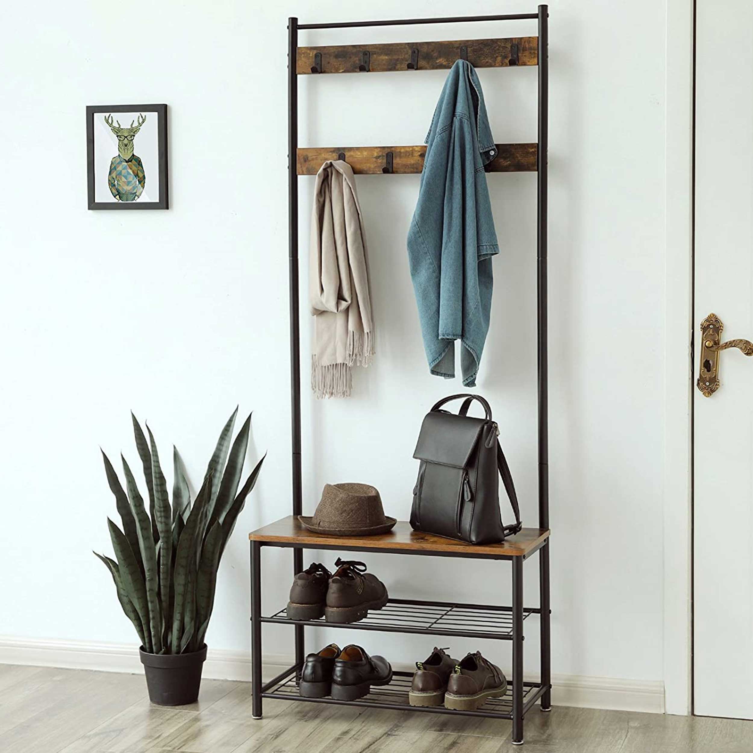 Vestiaire Taio industriel - brun/noir - Image 1