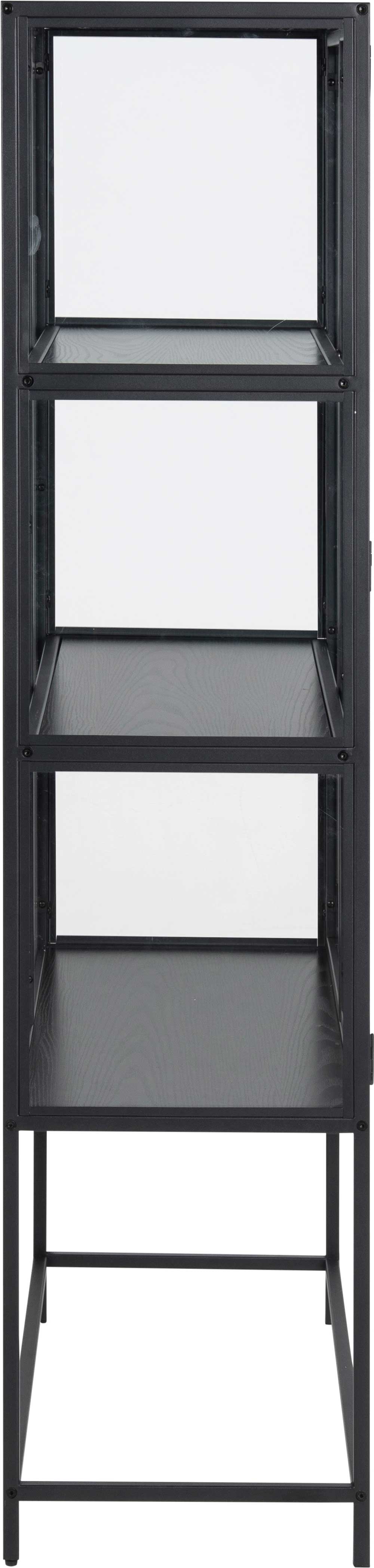 Vitrine Dover 150cm à 2 portes - noir - Image 2