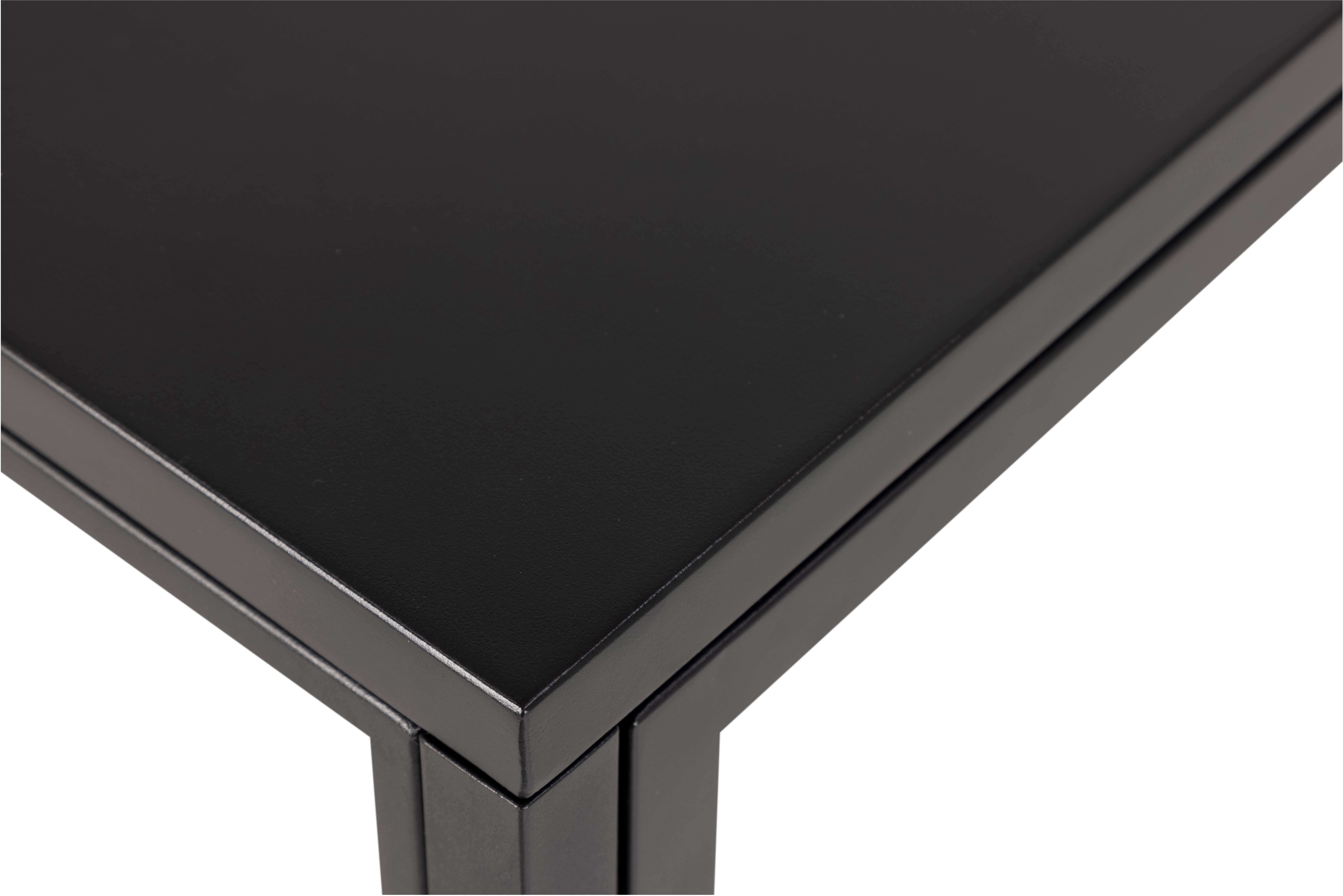 Vitrine Nebas 80cm, 2 portes & 1 étagères - noir - Image 3