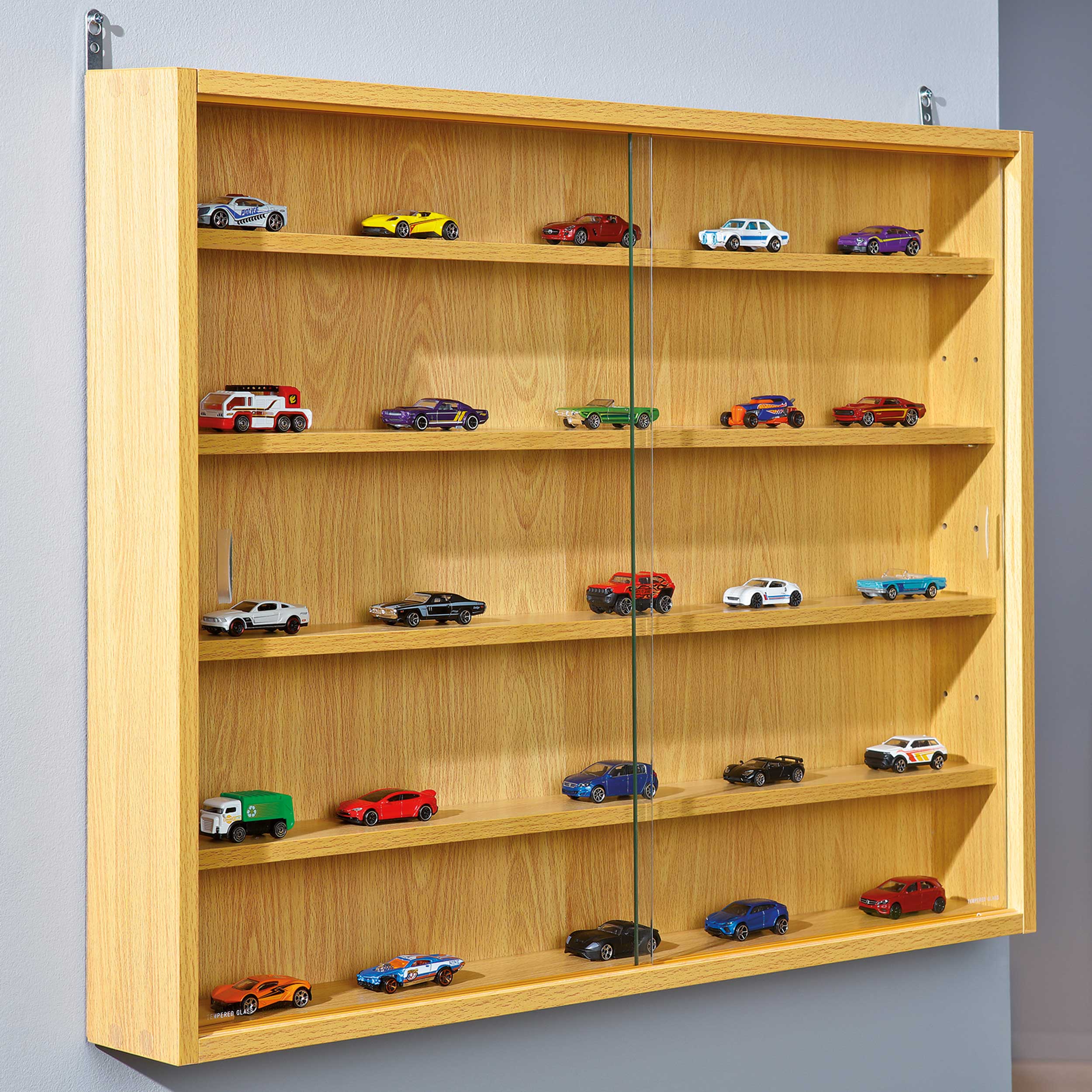 Vitrine suspendue Collecty - hêtre