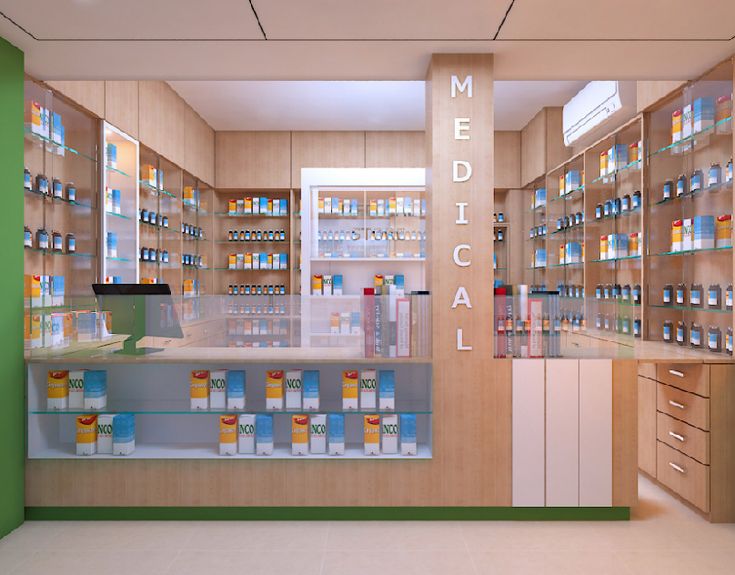 Comptoir parapharmacie compact